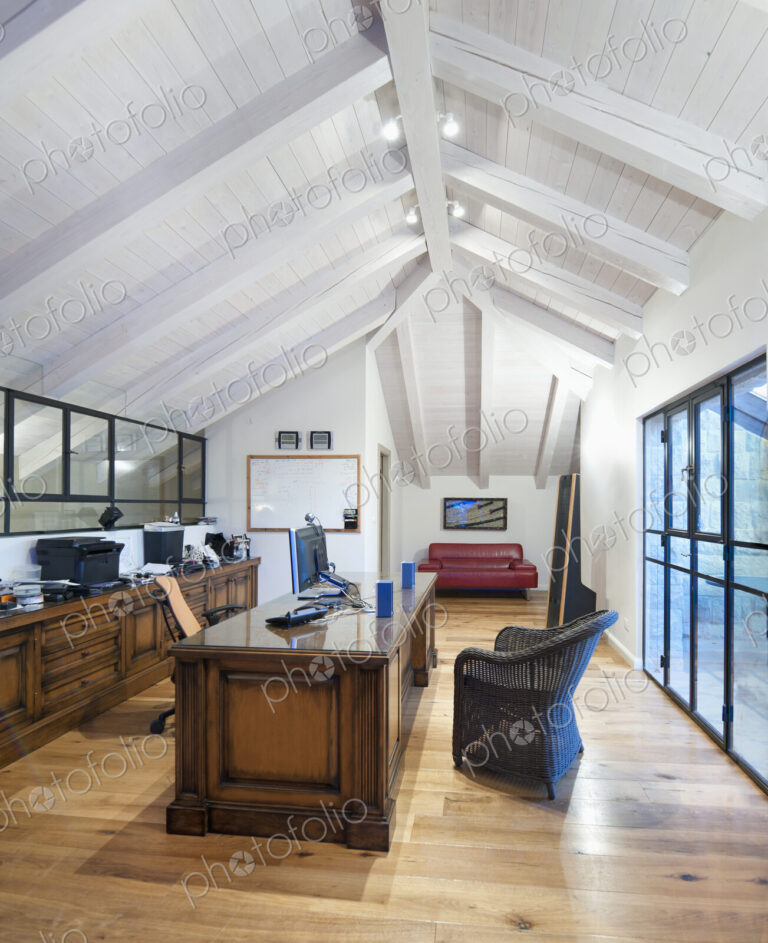 Home Office in an Attic