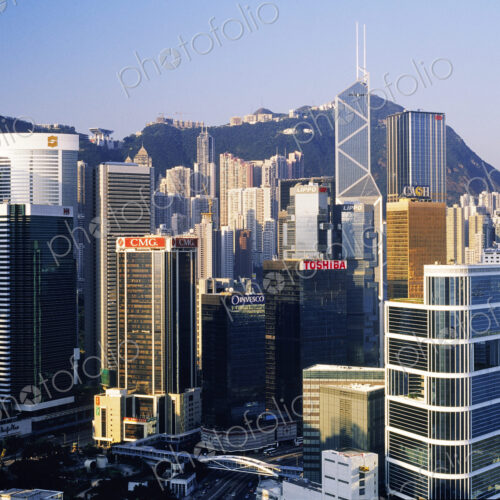 Hong Kong Skyline at Sunrise Hong Kong Skyline at Sunrise