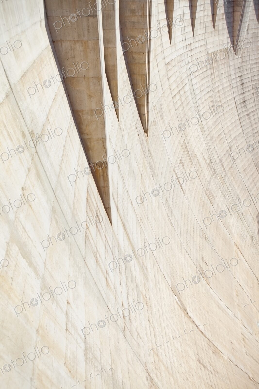 Hoover Dam concrete and architectural detail, Boulder City, Nevada, USA
