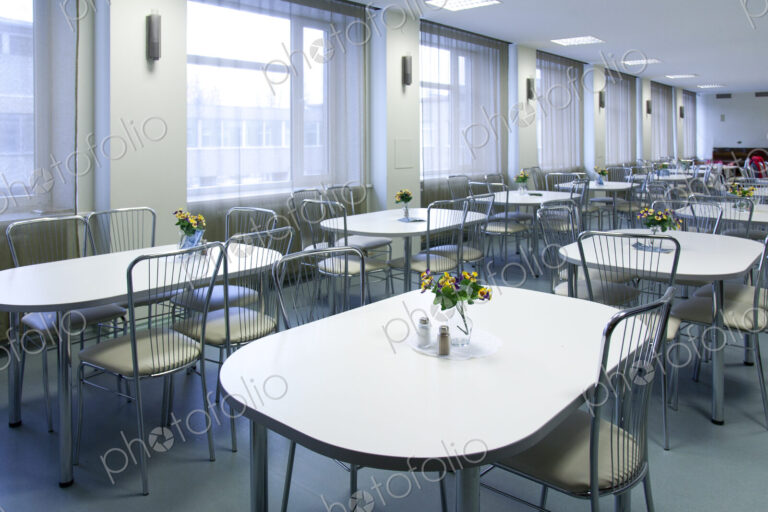 Hospital cafeteria, diner refreshments facilities for hospital staff, patients and…