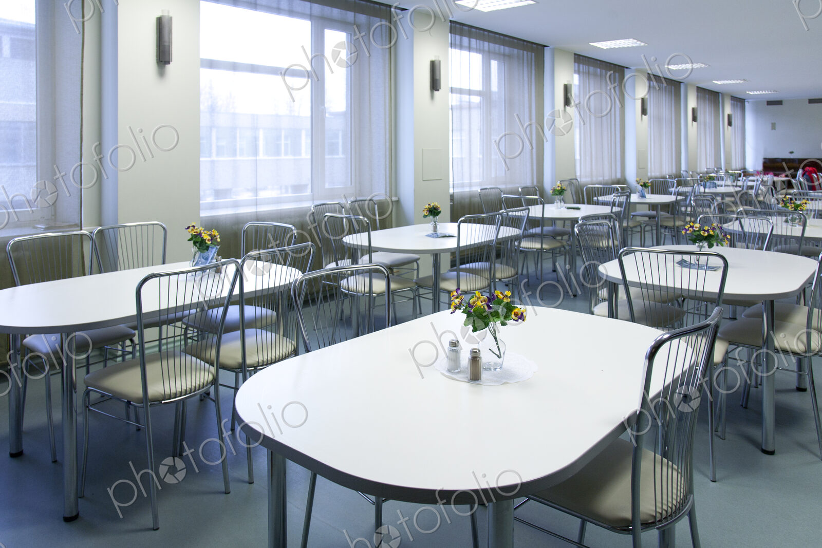 Hospital cafeteria, diner refreshments facilities for hospital staff, patients and…