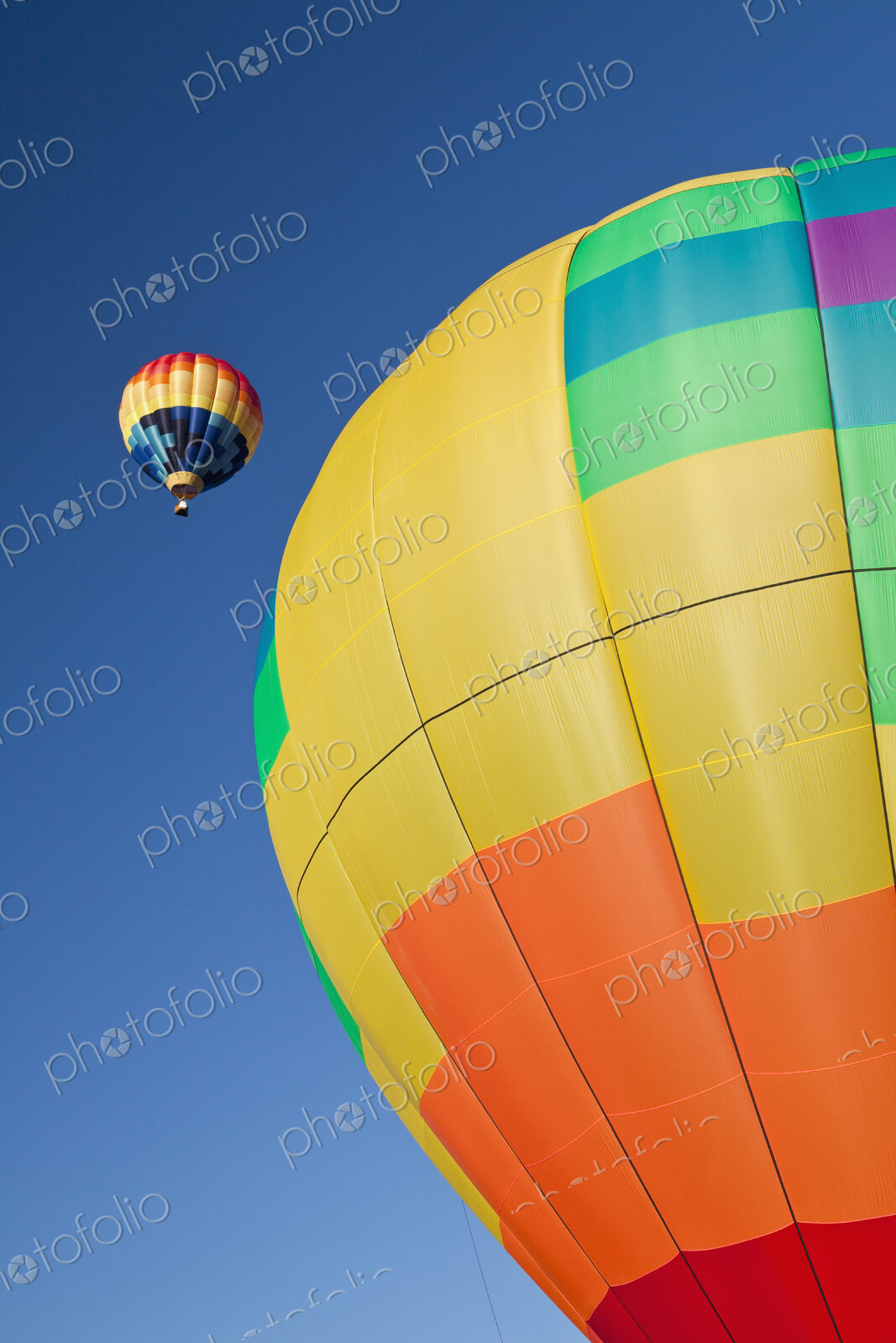 Hot Air Balloon In Flight