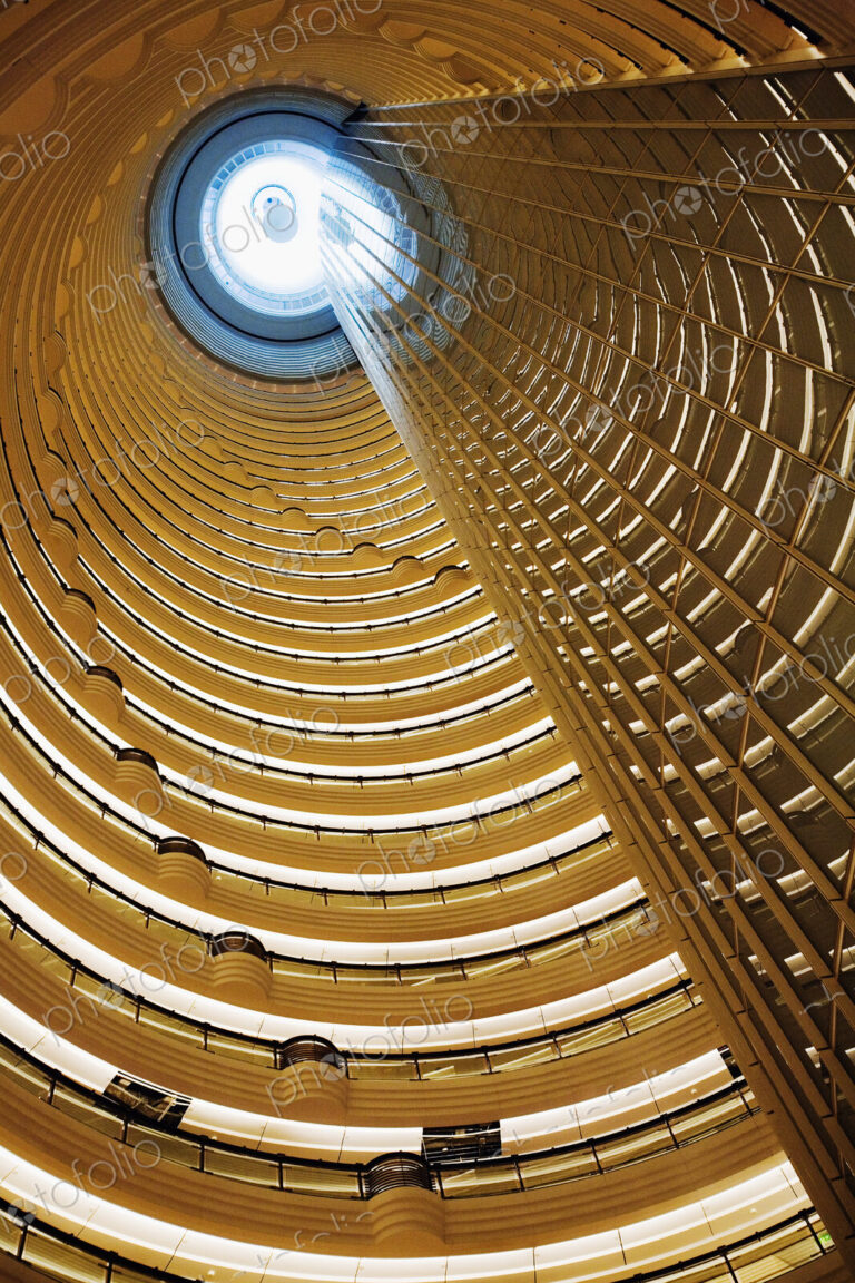Hotel Atrium in the Jin Mao Tower