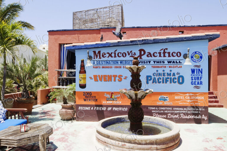 Hotel California Patio in Mexico