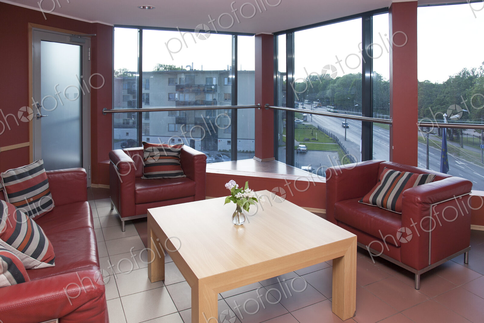 Hotel Living Room With a View
