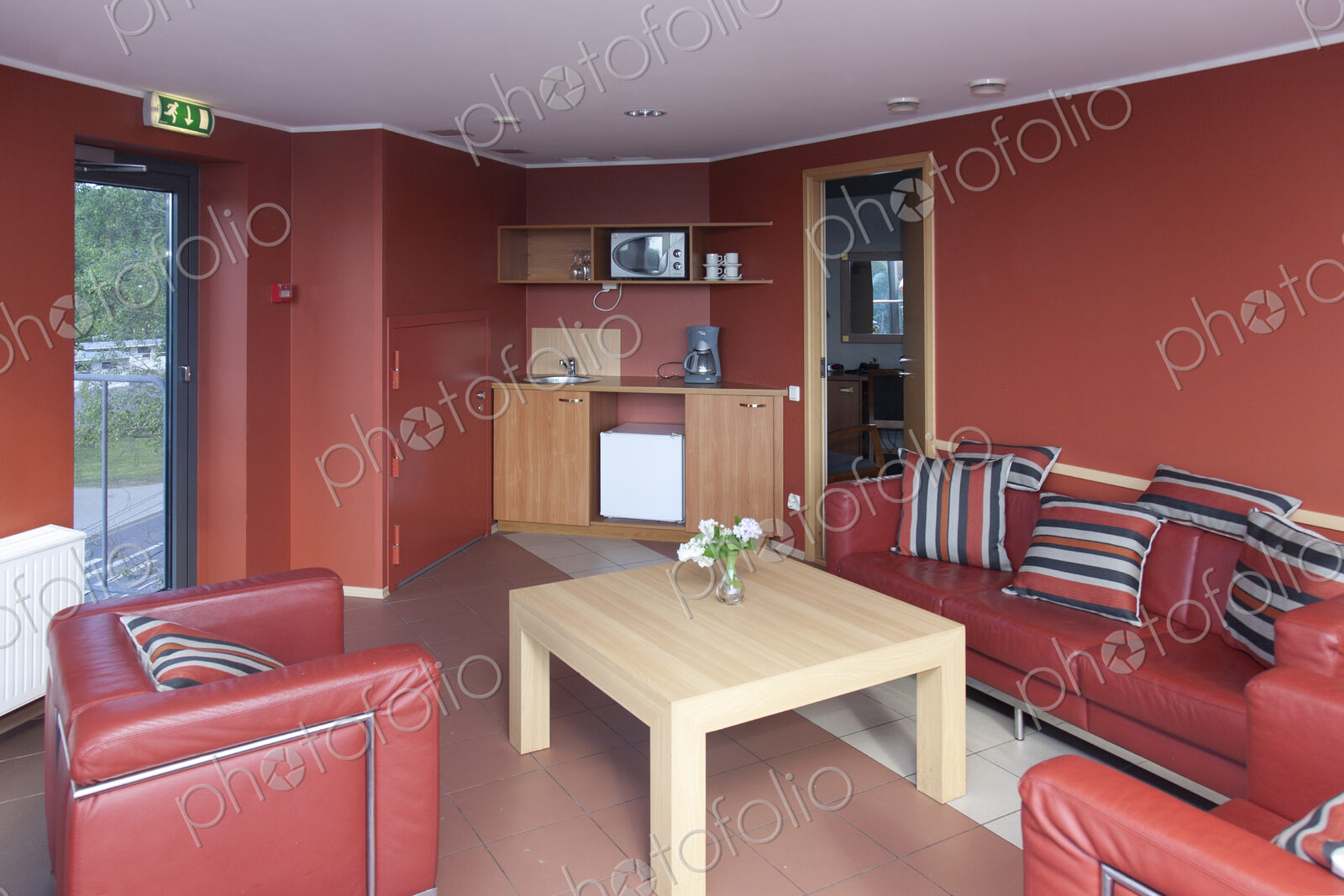 Hotel Room Living Area