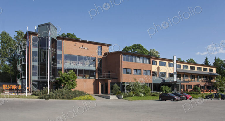 Hotel and Parking Lot