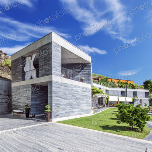 Hotel in vineyard in the Douro Valley.