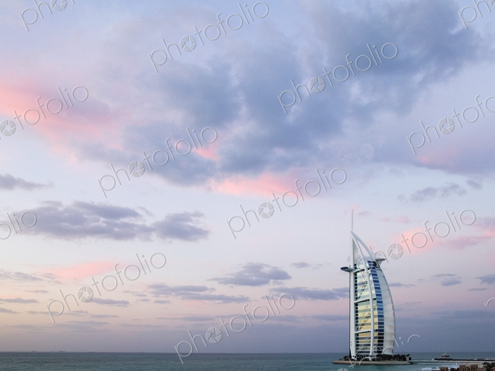 Hotel with Ocean in Background