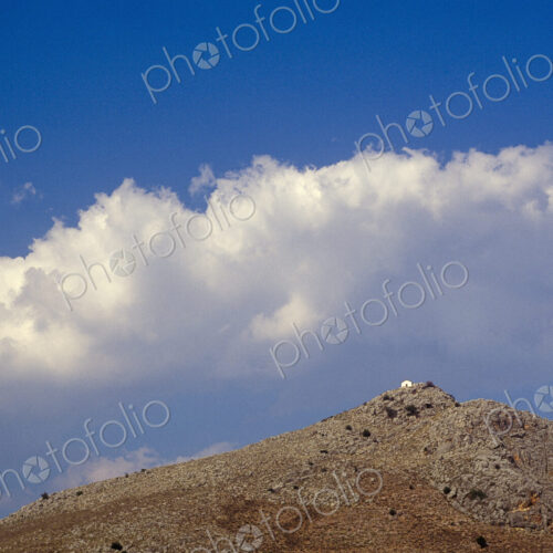 House on a hilltop near Nauplion, Greece