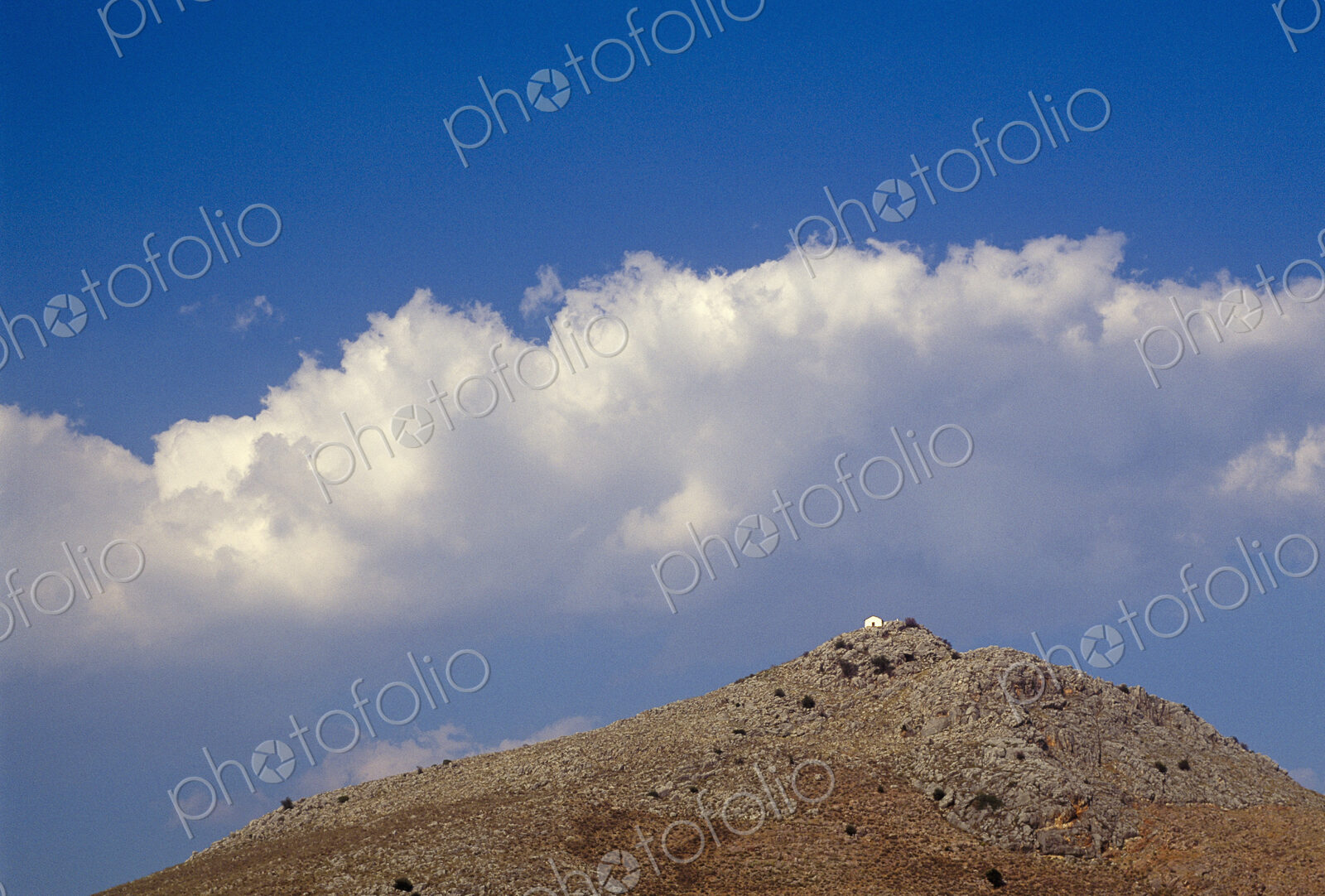 House on a hilltop near Nauplion, Greece