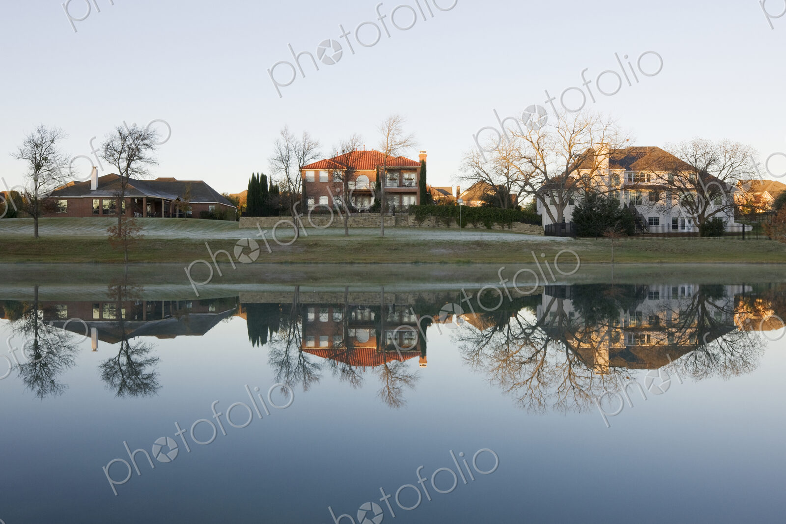 Houses on Large Pond