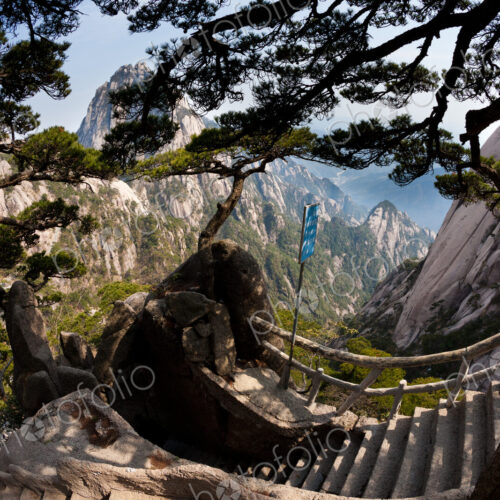 Huang Shan landscape, China