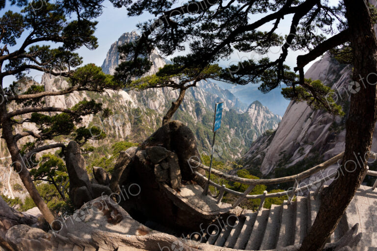 Huang Shan landscape, China