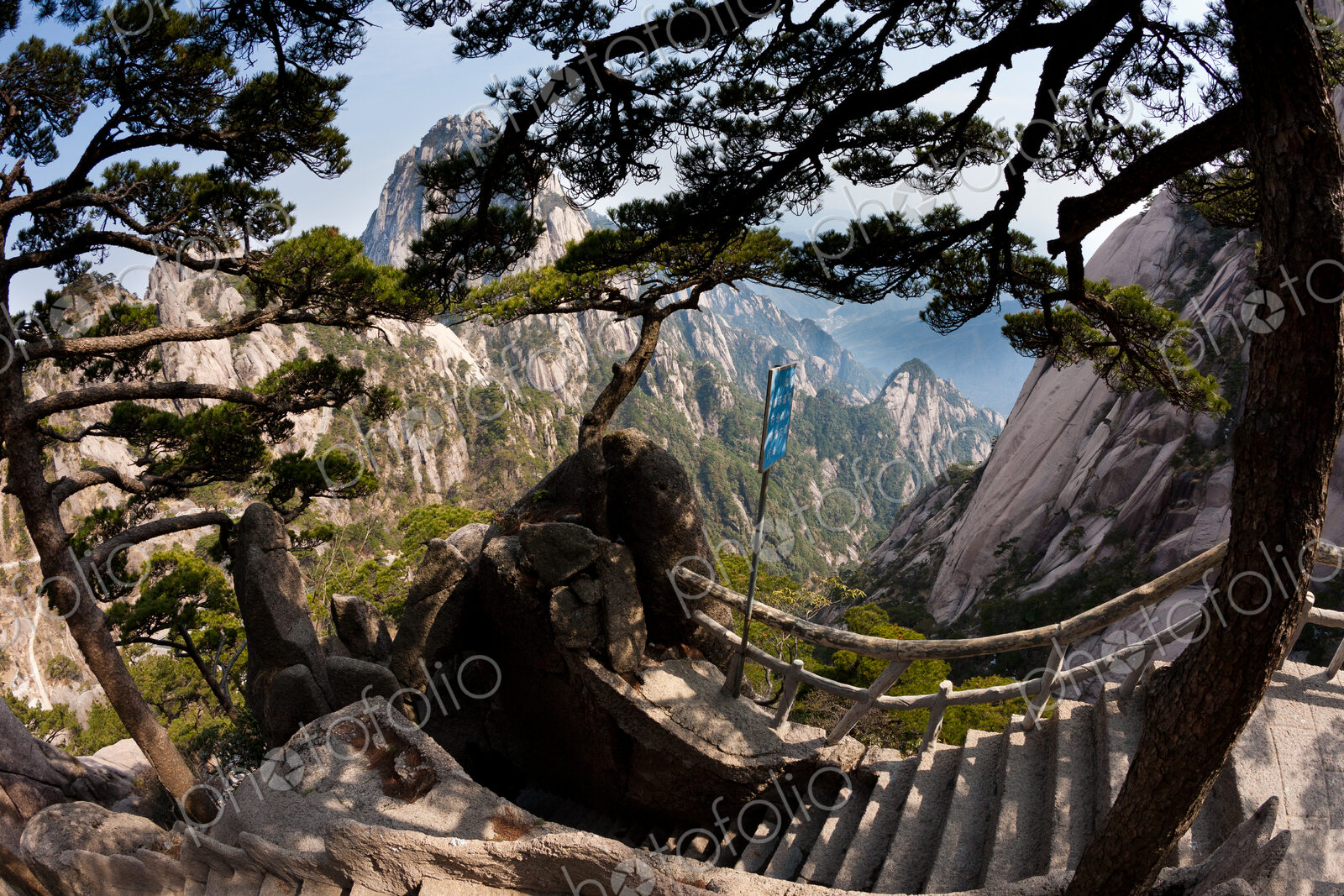 Huang Shan landscape, China