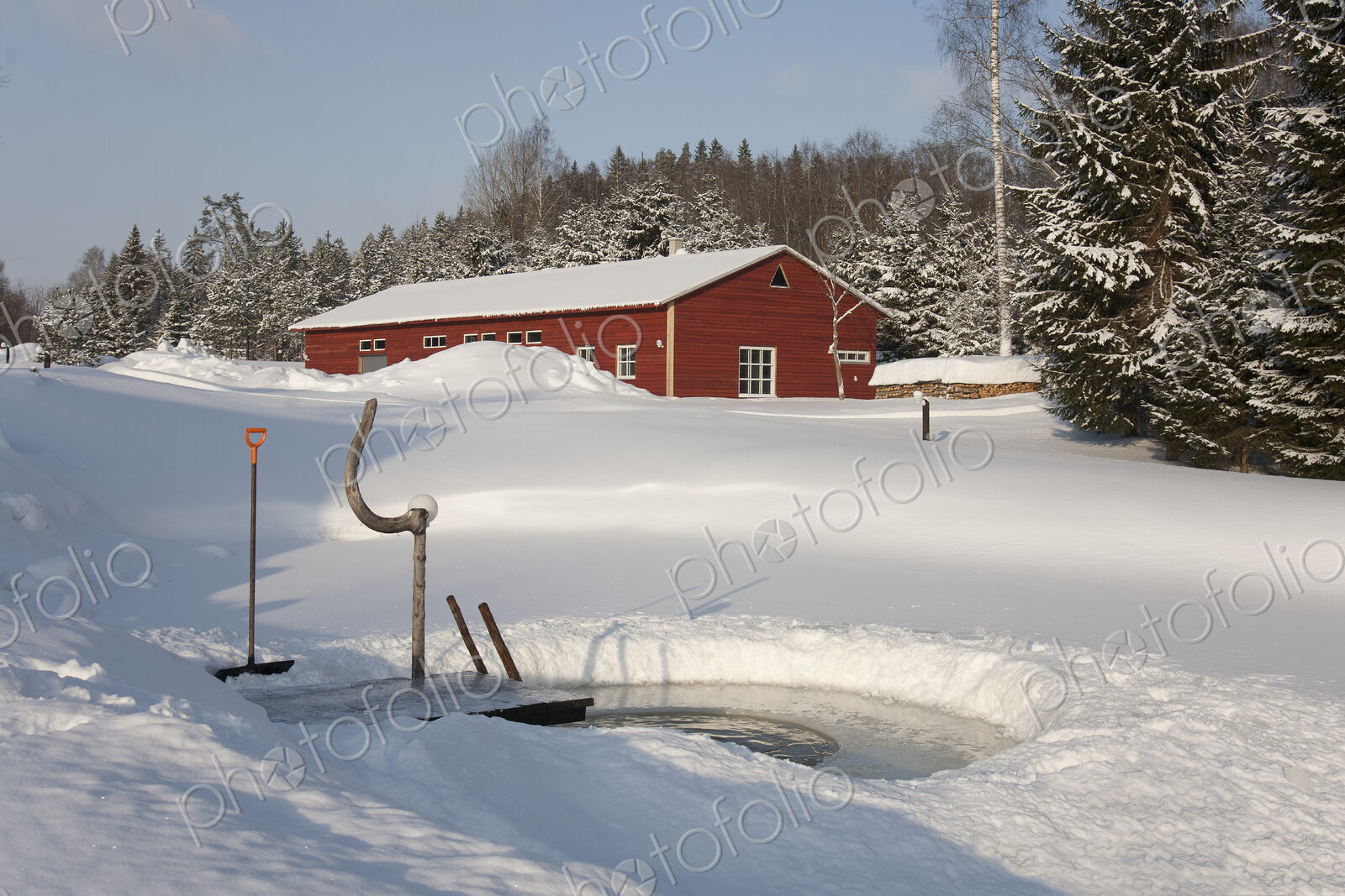 Ice Hole in the Countryside