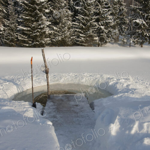 Ice Hole in the Countryside Ice Hole in the Countryside