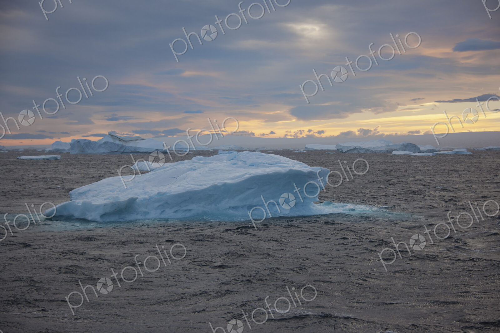 Iceberg along the Antarctic Peninsula.