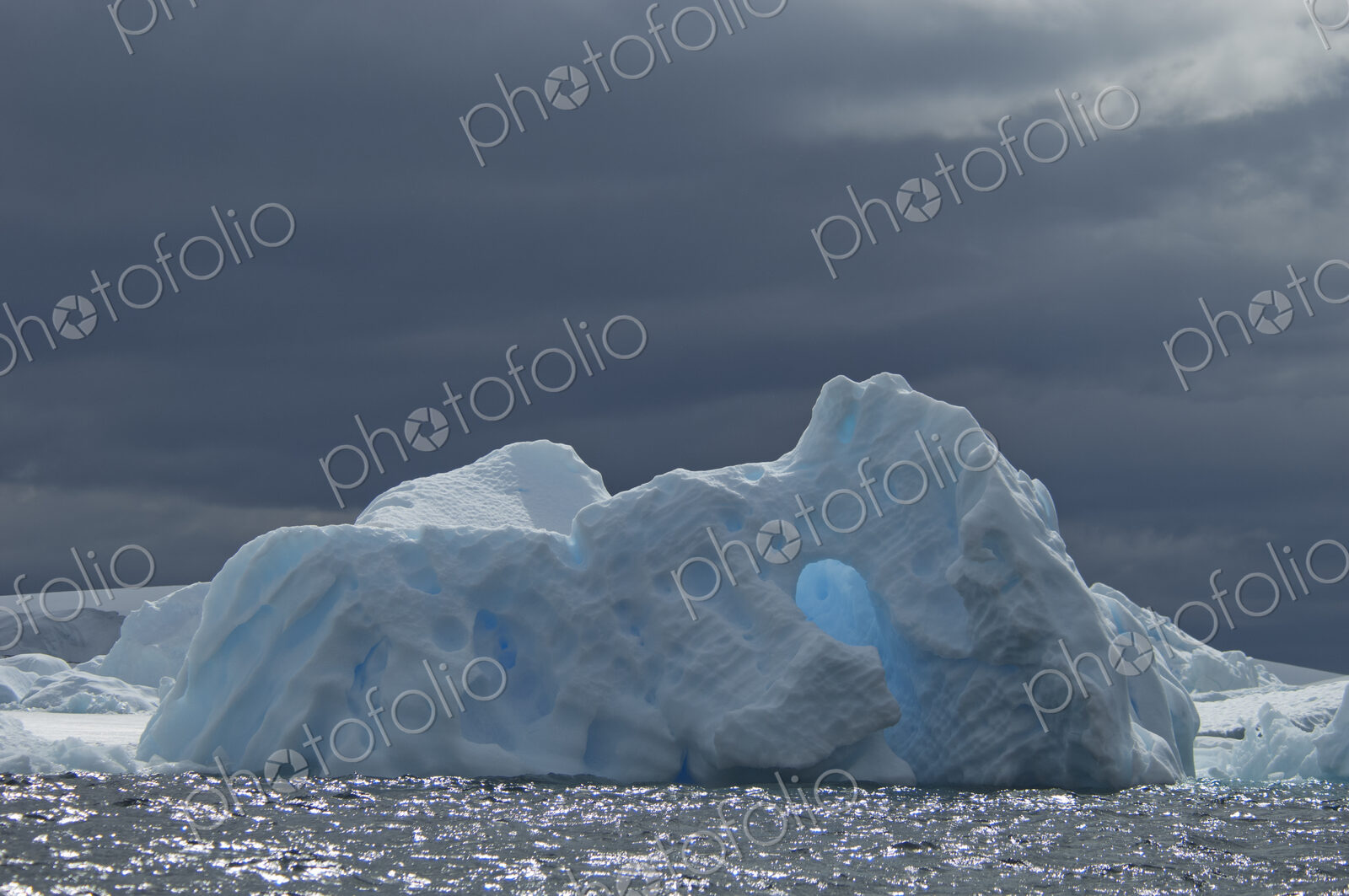 Iceberg along the Antarctic Peninsula.