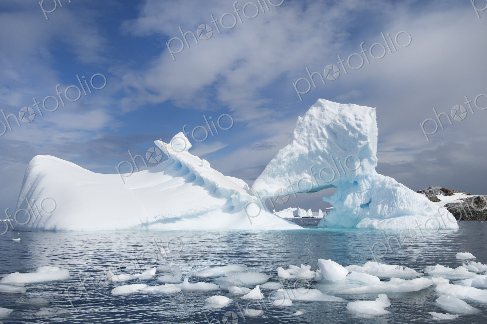 Iceberg along the Antarctic Peninsula.