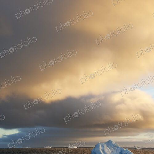 Icebergs at sunrise in the Weddell Sea, Antarctica. Icebergs at sunrise in the Weddell Sea, Antarctica.