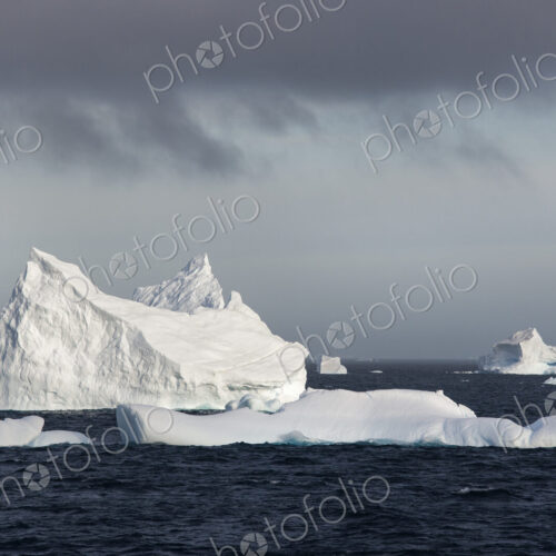 Icebergs on the waters of the Southern Ocean. Icebergs on the waters of the Southern Ocean.