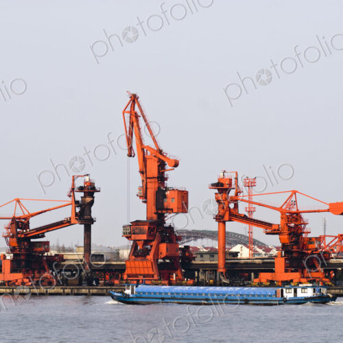 Industrial Cranes at Port Industrial Cranes at Port
