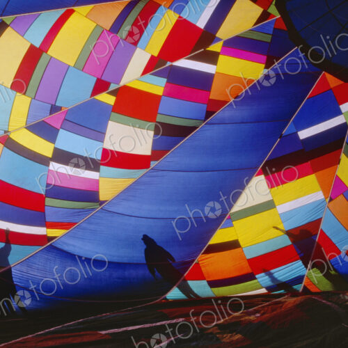 Inflating a Hot Air Balloon