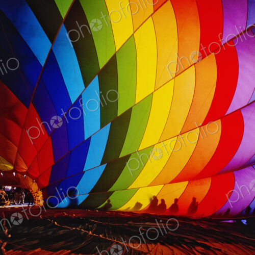 Inflating a Hot Air Balloon Inflating a Hot Air Balloon