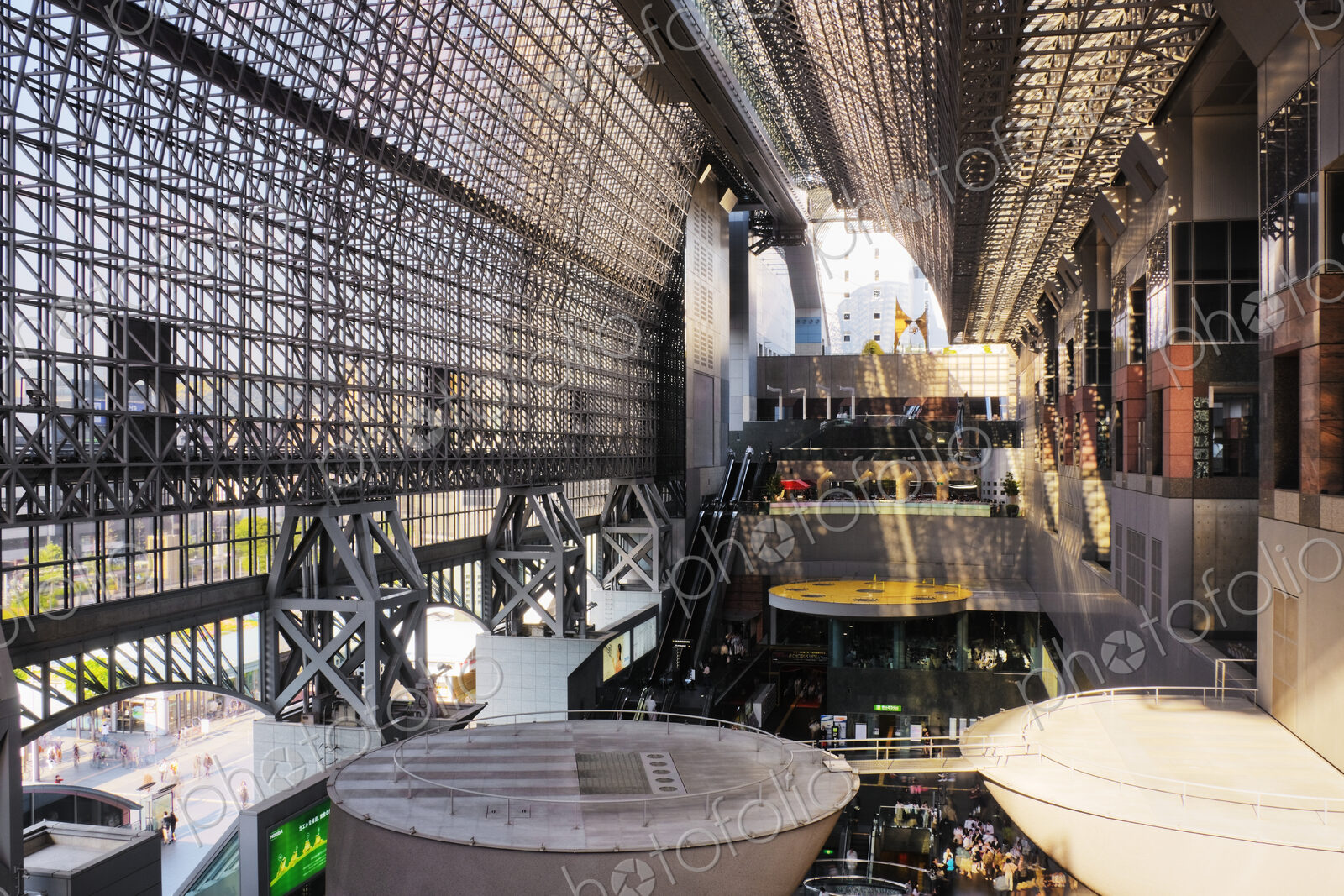 Interior of Atrium a Train Station