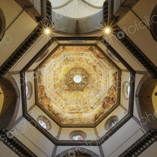 Interior of Dome of the Duomo Interior of Dome of the Duomo