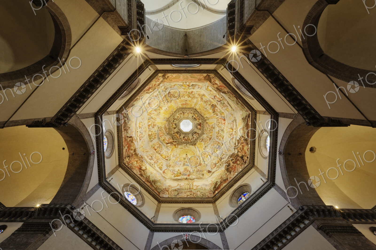 Interior of Dome of the Duomo