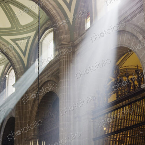 Interior of Mexico City Metropolitan Cathedral
