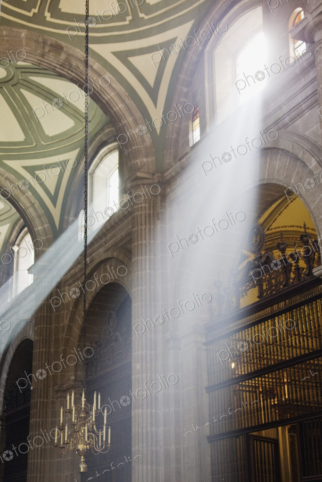 Interior of Mexico City Metropolitan Cathedral