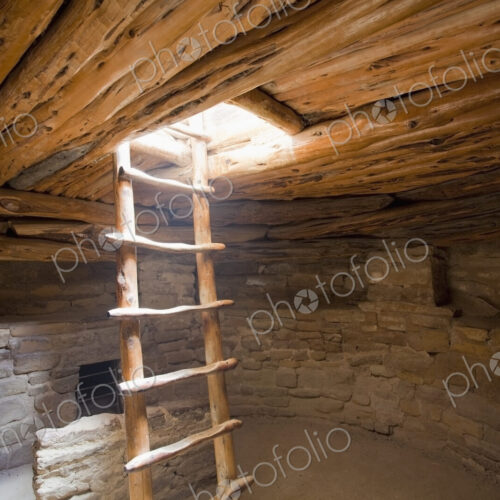Interior of a Native American Cliff Dwelling Interior of a Native American Cliff Dwelling