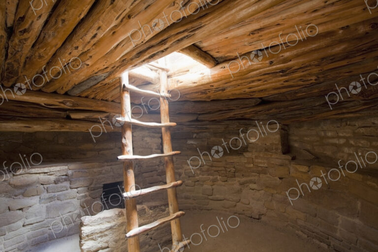 Interior of a Native American Cliff Dwelling