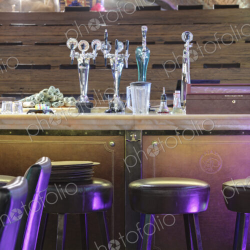 Interior view of bar area of a restaurant. Interior view of bar area of a restaurant.
