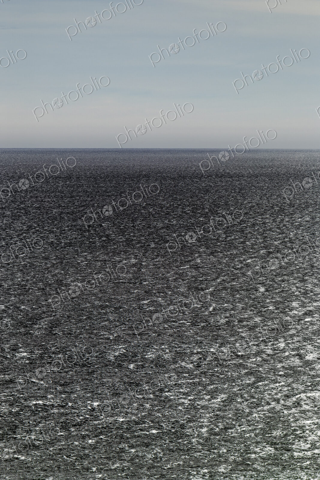 Inverted image of vast ocean, sky and horizon, Oswald West State Park, Manzanita, Oregon