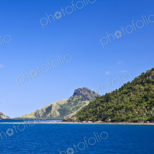 Island With Rocks On Hilltop Island With Rocks On Hilltop