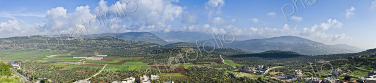 Israeli Valley Panorama