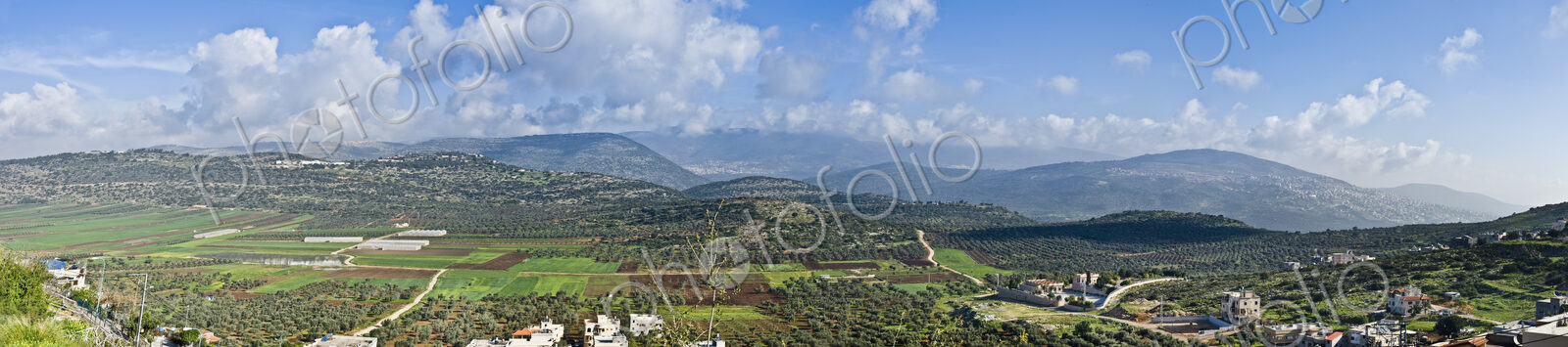 Israeli Valley Panorama