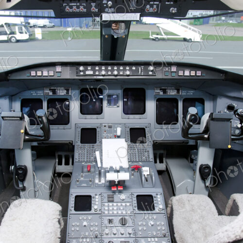Jet Airplane Cockpit