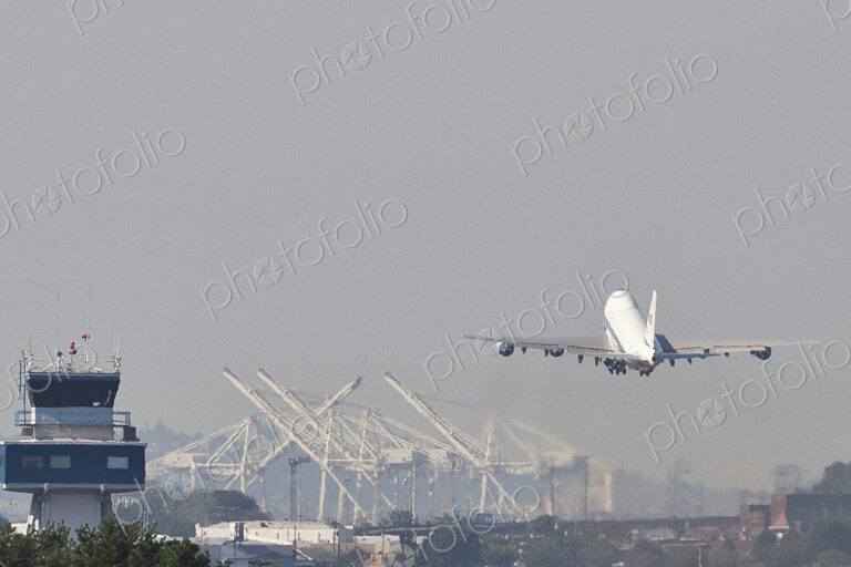 Jet Airplane Taking Off