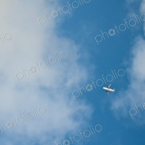 Jet Airplane in Flight Jet Airplane in Flight