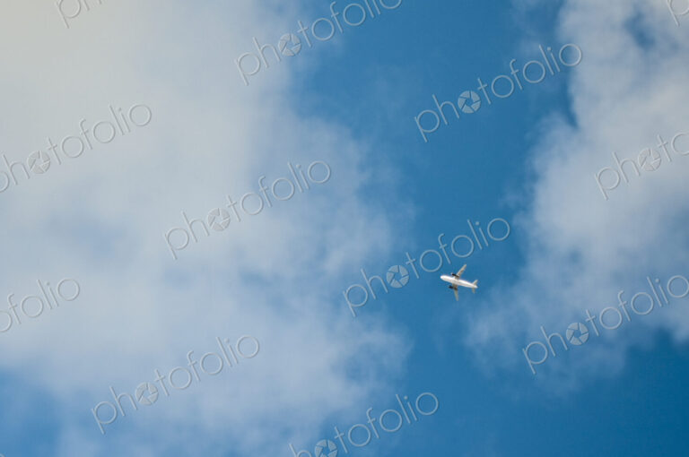 Jet Airplane in Flight