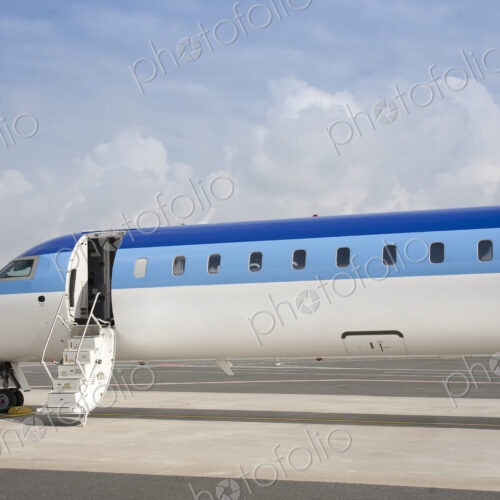 Jet Plane With Extended Steps