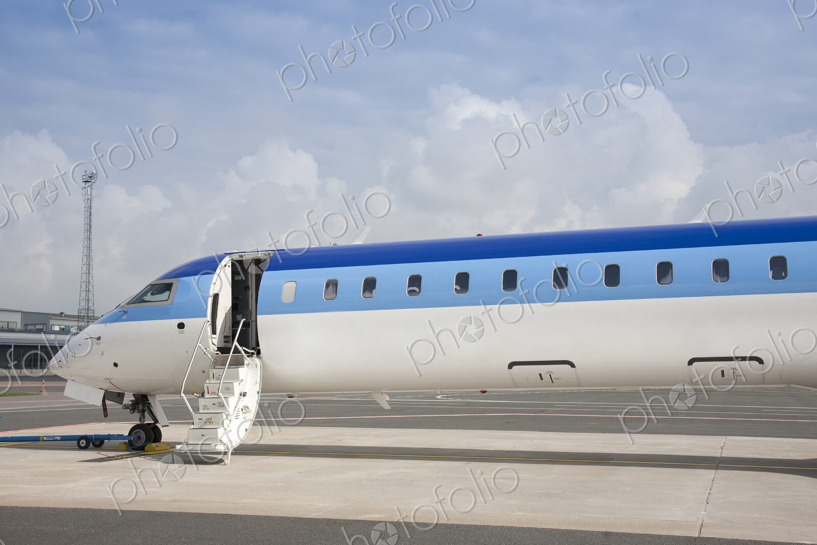 Jet Plane With Extended Steps