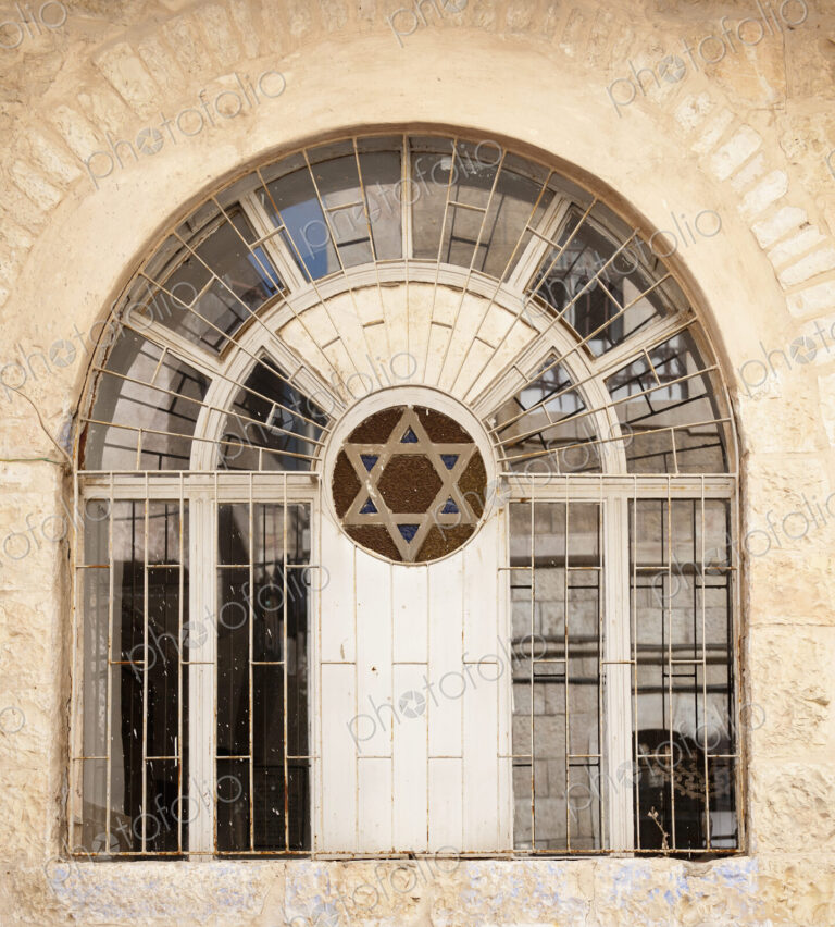 Jewish Window with the Star of David