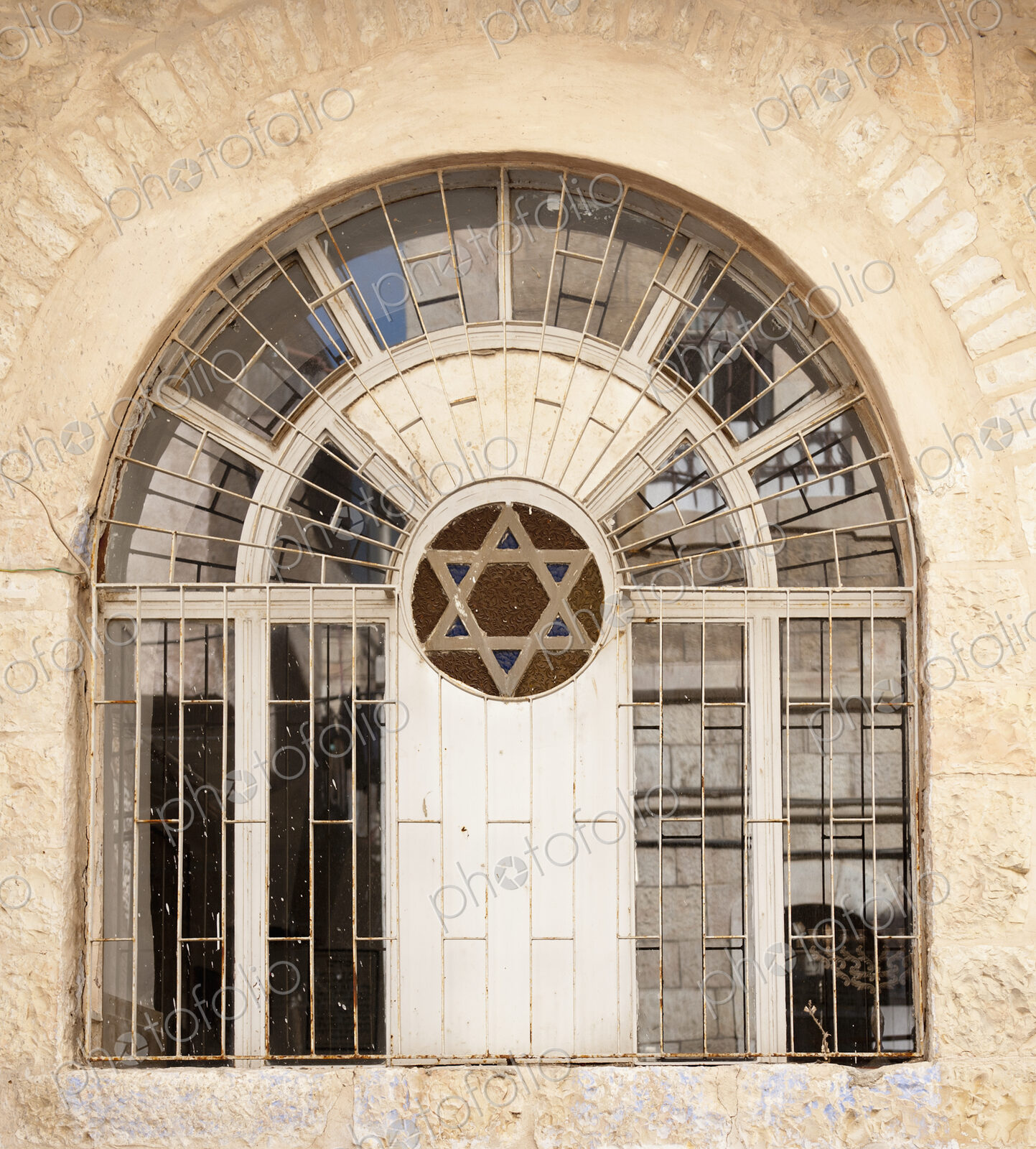 Jewish Window with the Star of David