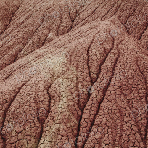 John Day Fossil Beds National Monument. Red rock formations and folds in the rock,… John Day Fossil Beds National Monument. Red rock formations and folds in the rock,…